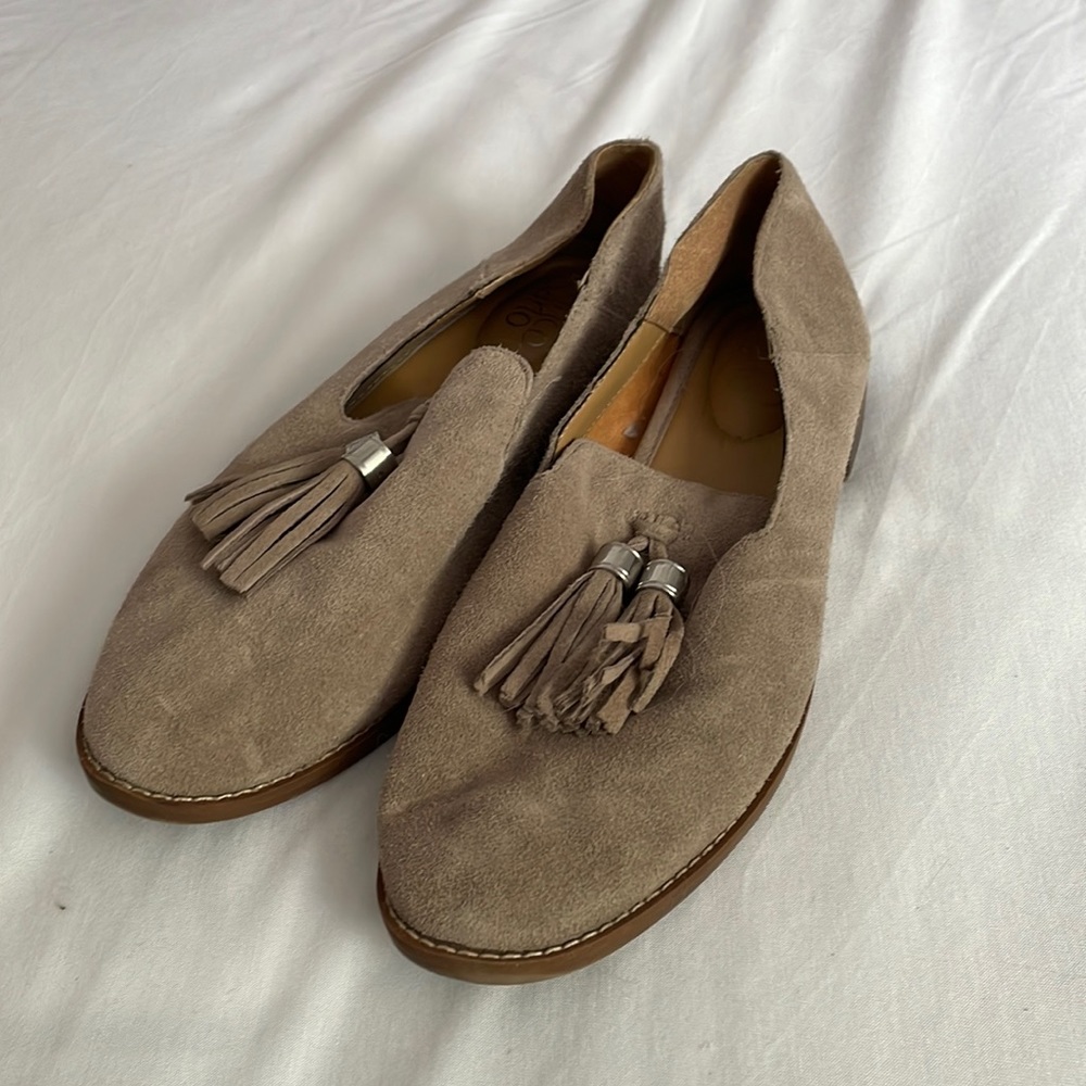 Suede Tassle Loafers